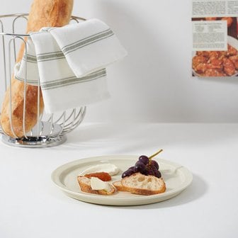 JAJU 브리즈 접시 23.5cm 아이보리 J70N901331100