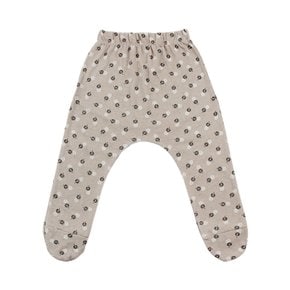 BABY FOOT BAGGY PANTS : FLOWER BEIGE