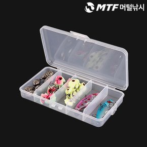5칸 다용도 소품 루어 채비 태클박스 투명 케이스 zy