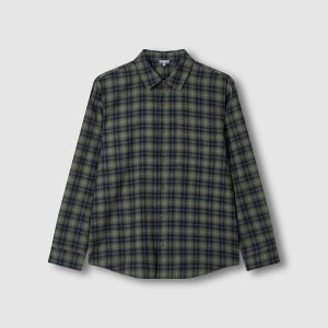 JAJU 남 라이트 플란넬 체크 셔츠 J115403003050