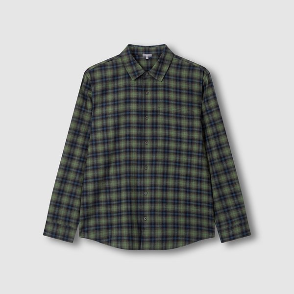 남 라이트 플란넬 체크 셔츠 J115403003050