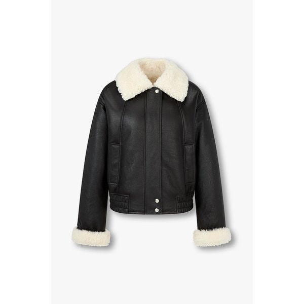 세미 컬리 무스탕 점퍼 7115475904162