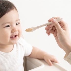 실리콘 스푼 2개 이유식 케이스 포함