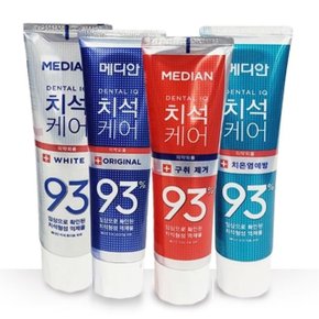 메디안 치석케어치약 3개세트 오리지날 구취 화이트 (W7A8FF9)