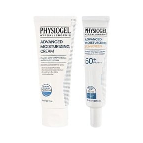 [홈쇼핑 최신상] 피지오겔 AMC 보습 크림 70ml+선 크림 35ml 썬 스크린