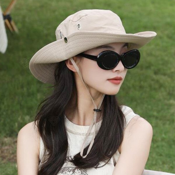 [1+1] 똑딱고정 아웃도어 사파리 벙거지모자 넓은 챙 모자 컬러3종