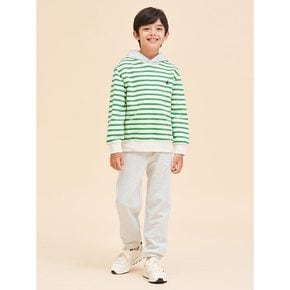 *시즌오프30%*[BEANPOLE KIDS] 스트라이프 후드 스웨트세트  라이트 그린 (BI4141U03L)