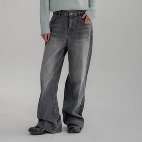 Olive Gray Wide Denim