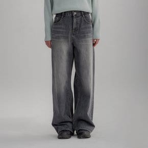 Olive Gray Wide Denim