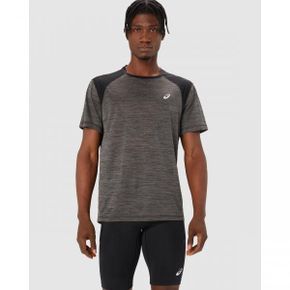 4138516 ASICS Road SS Top - Mens Performance Black