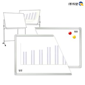 양면보드90x60 자석화이트보드와 무광화이트보드/양면스탠드3호별도구매/양면화이트보드