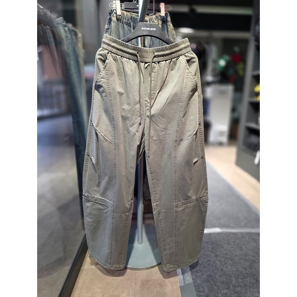 [시흥점] 26 워싱코튼 절개포인트 스트링팬츠(카키)/JHZZ80106KH
