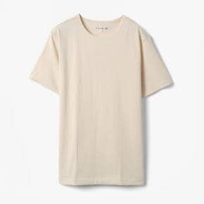 메르츠 비 슈바넨/ 215 LOOPWHEELED CLASSIC FIT MIDWEIGHT/ T-SHIRT /NATURAL /MBF1M60002A04