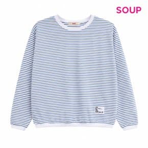 라벨 스트라이프 티셔츠 (S68TS38)