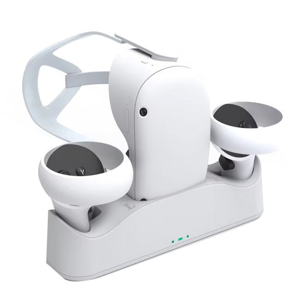 VR 충전 도크 오큘러스 퀘스트 2 헤드셋 컨트롤러용 독 메타 용 스테이션 터치 컨트롤러 충전기