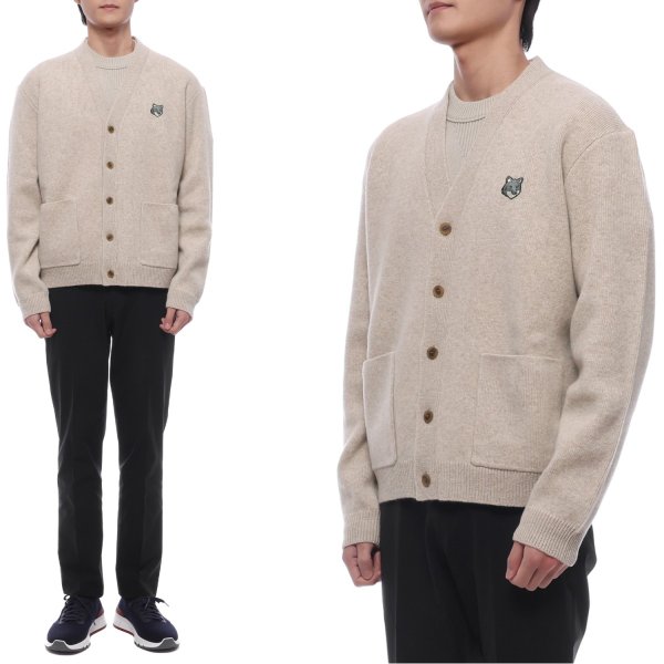 [부산점] 25FW 남성 폭스헤드 울 가디건 (PM00510KT1180 0335 25F)