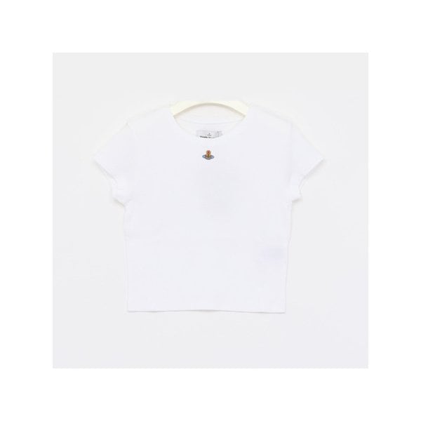 26SS ORB 베이비 페루 반팔 여성 티셔츠 1G010019 J009C A401