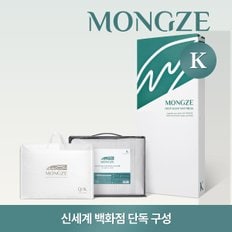 [백화점 라이브 전용] 몽제 딥슬립 매트리스 + 겉커버V + 발열이불 세트 K