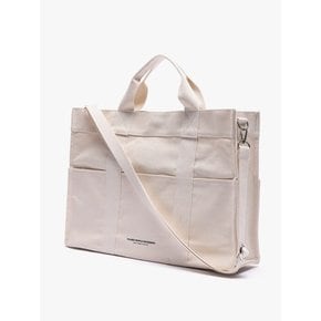 CANVAS 3WAY POCKET BAG (WHITE)