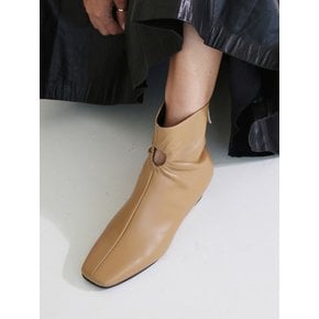 Shirring hole wedges Camel