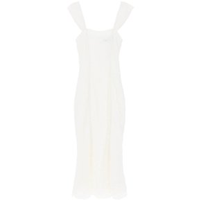 Sleeveless dress 113021400 Bright White