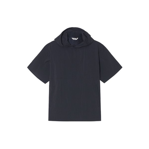 액트에어 반팔 후드 아노락 Black