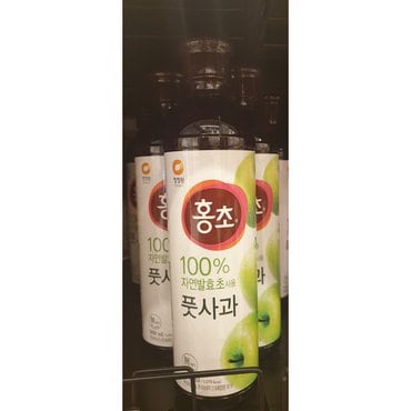 청정원 홍초 풋사과 900ml (3개)