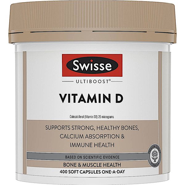 스위스 울티부스트 비타민D Swisse Ultiboost Vitamin D 400소프트캡슐