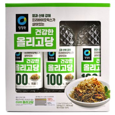  코스트코 청정원 곡물로만 100% 올리고당 1.2kg x 3개입