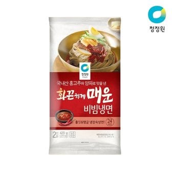  청정원 화끈하게 매운 비빔냉면 2인 420g