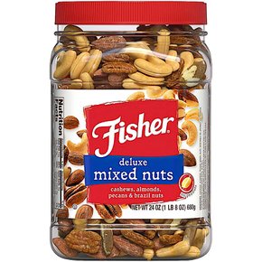 Fisher Snack Mixed Nuts 피셔 디럭스 믹스 너트 680g