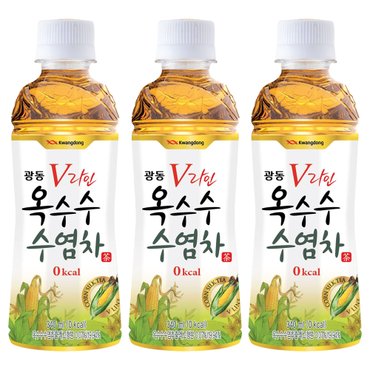  광동 V라인 옥수수수염차 340ml x 40페트 옥수수 차음료