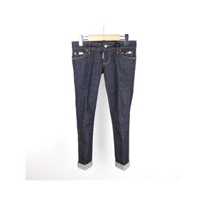 [디스퀘어드] 여성 포켓골드진 인디고 팻진 S72LA0647