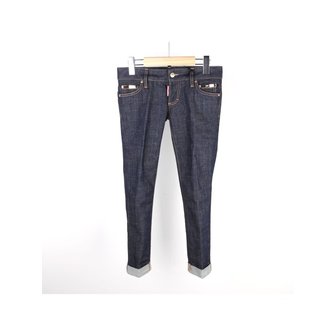 디스퀘어드2 [디스퀘어드] 여성 포켓골드진 인디고 팻진 S72LA0647