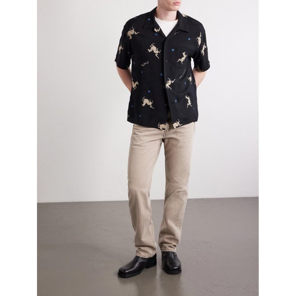 크로스비 캠프 칼라 프린트 셔츠 46376663162938992