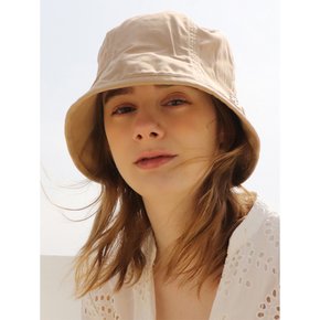 DAISY COTTON BROWN BUCKET HAT