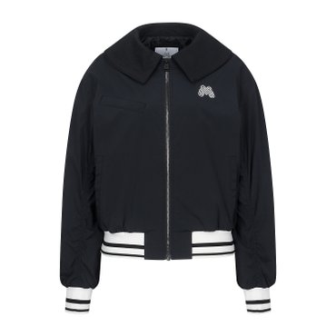 MARTINE GOLF [정상가 418000원]여성 봄버점퍼 블랙 (QW0EJP10139)