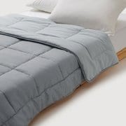 체크피치스킨차렵이불 SS 라이트그레이