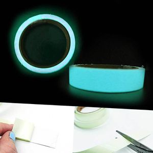 오너클랜 야광 테이프 청 녹색 소형 2cmx5m 테이프 발광 빛반사