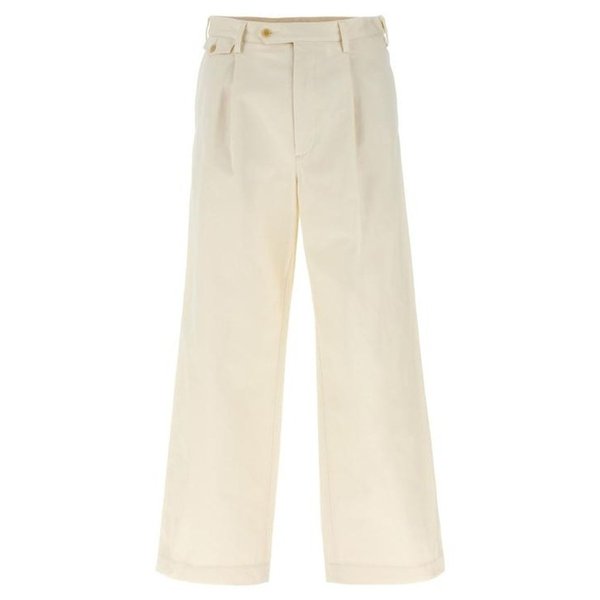 25FW 오라리 스트레이트 팬츠 A25SP02FC IVORY WHITE DOM