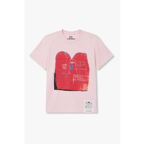 보브 [BASQUIAT] 하트 프린트 코튼 티셔츠(71153407C4)