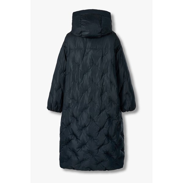 스티치드 후디 롱 다운 점퍼 9105414111044