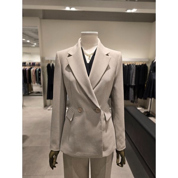 [파주점] 슬림핏 더블 원버튼 자켓 JS2B0JK412