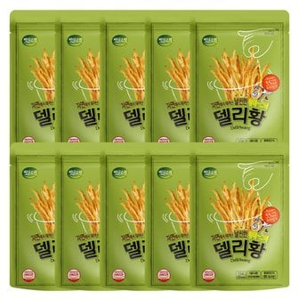 바다소리 저칼로리간식 맥주안주 황태스낵 델리황 오리지널 15g x 10봉