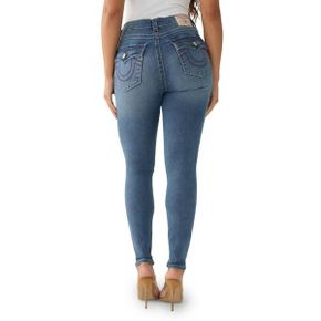 5323148 True Religion Halle Womens High-Rise Stretch Skinny Jeans