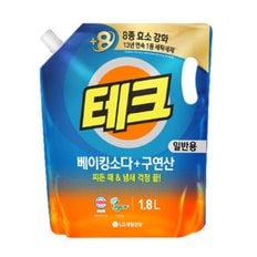 테크 베이킹 구연산 세탁세제 일반 리필 1.8L