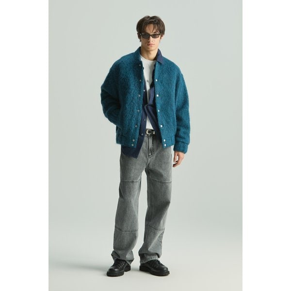 [여주점] [이로] 남성 MAHIANASPE1 헤어리 봄버 자켓 IRUAW25063BUX