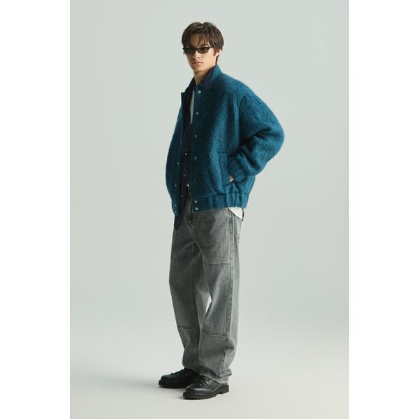 [여주점] [이로] 남성 MAHIANASPE1 헤어리 봄버 자켓 IRUAW25063BUX