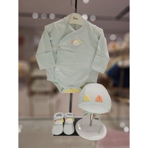 (임신출산선물)샤인 배내수트x귀달이모x양말세트 (07S117903S1)
