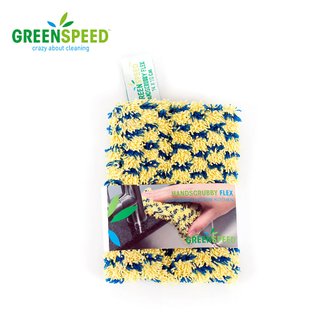  Green Speed 핸드 스크러빙 플렉스 (yellow) 걸레 50cm 14x10cm